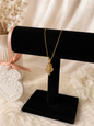 Collier cœur de Viana doré