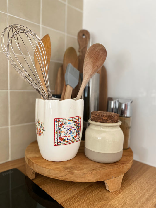 Pot à ustensiles en céramique